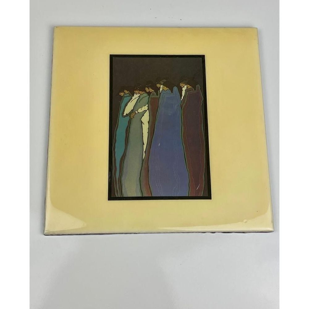 Southwest Native American Tile A.R.T. Co. Danzantes Amado Pena 11 7/8” X 11 7/8”